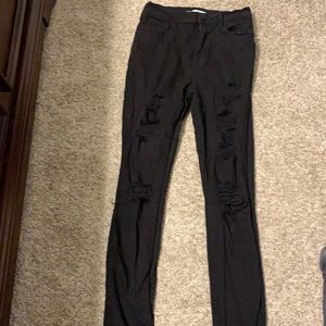 Black skinny jeans